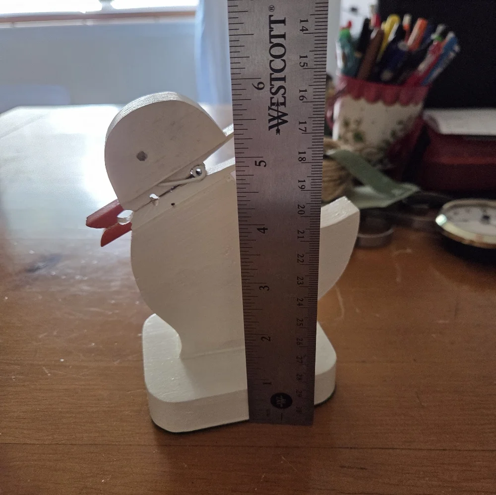 Handmade Wooden Duck Note Holder